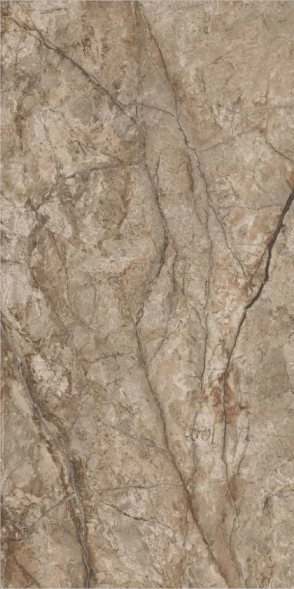 Glossy Finish Rocky Brown  PGVT 600x1200mm