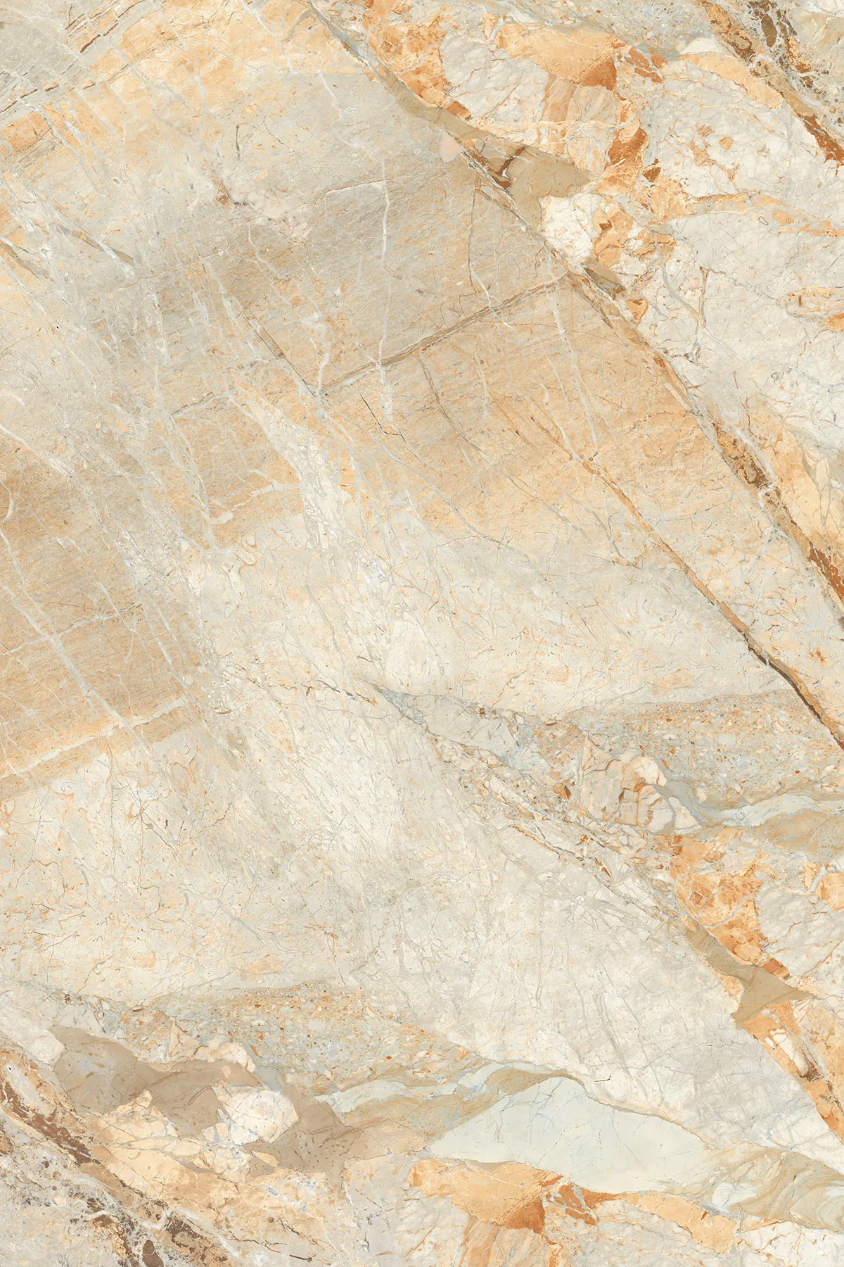 Glossy Finish MARMO BRECCIA BEIGE 1200x1800mm