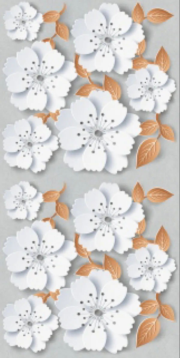 Glossy Finish 3D 008 PGVT 600x1200mm