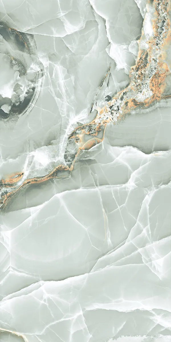 High Glossy Finish Onyx Robins Mist PGVT 600x1200mm