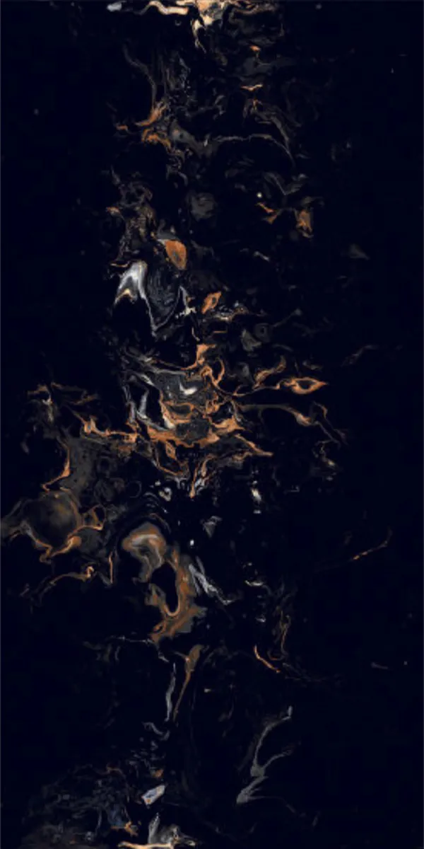 Super Highglossy Finish OVERLAY ART BLACK PGVT 600x1200mm