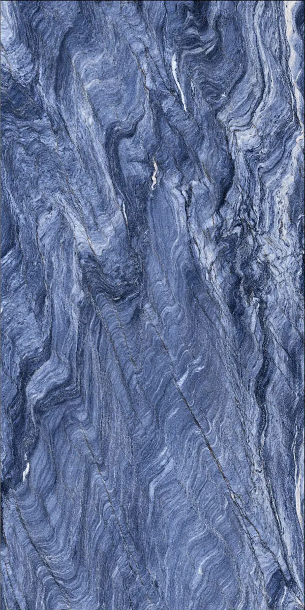 High Glossy Finish Polo Blue PGVT 600x1200mm