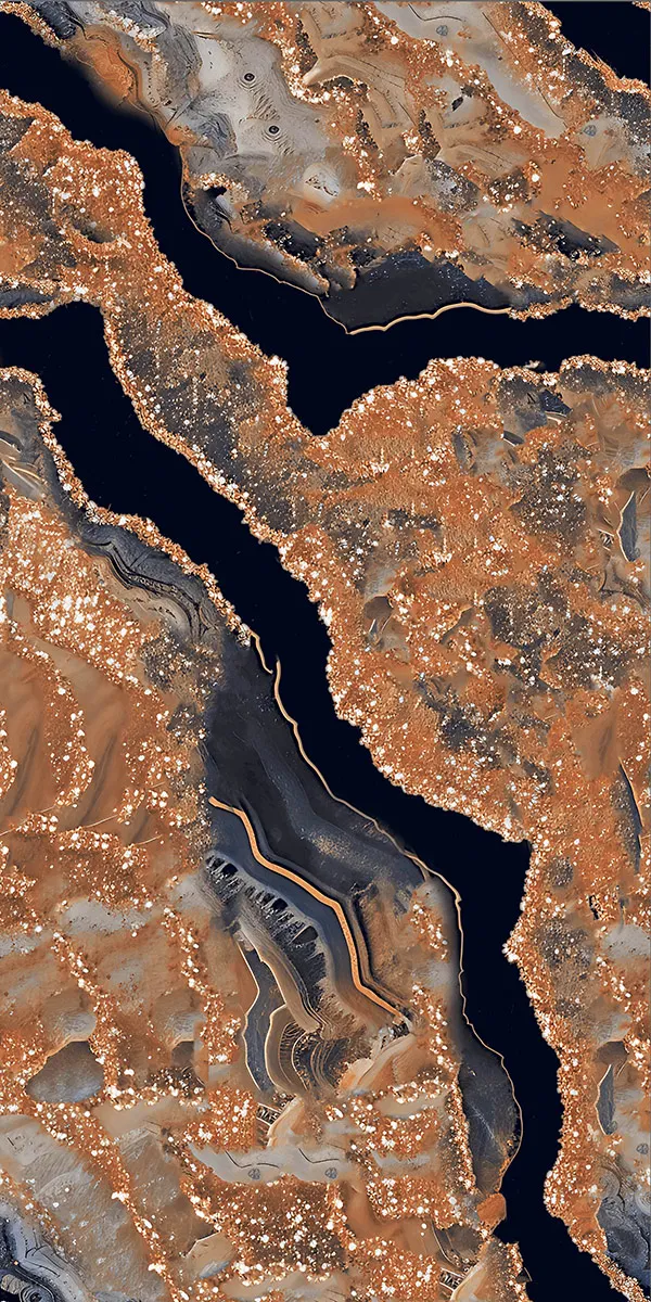 High Glossy Finish Provenza Brown PGVT 600x1200mm