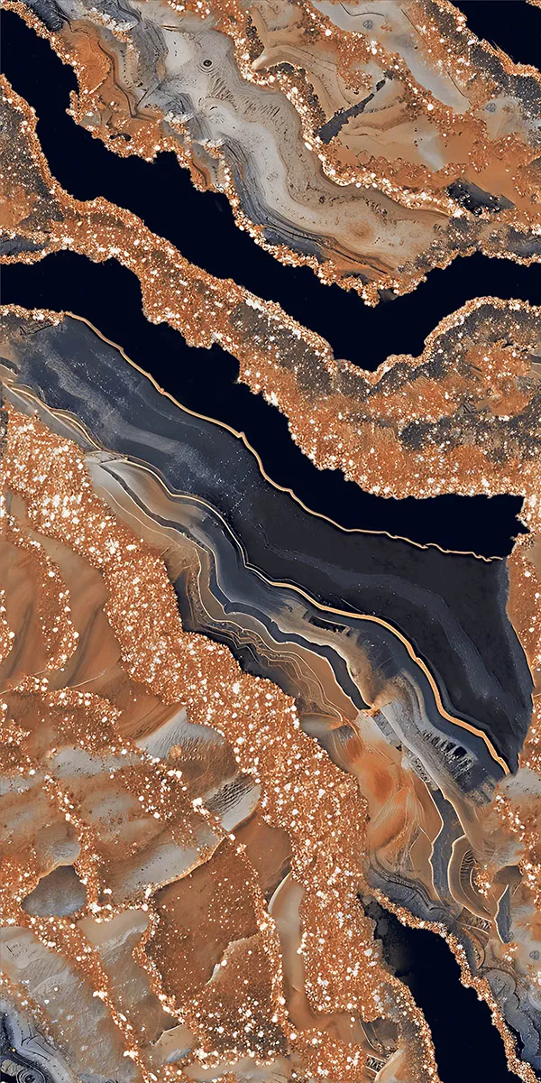 High Glossy Finish Provenza Brown PGVT 600x1200mm