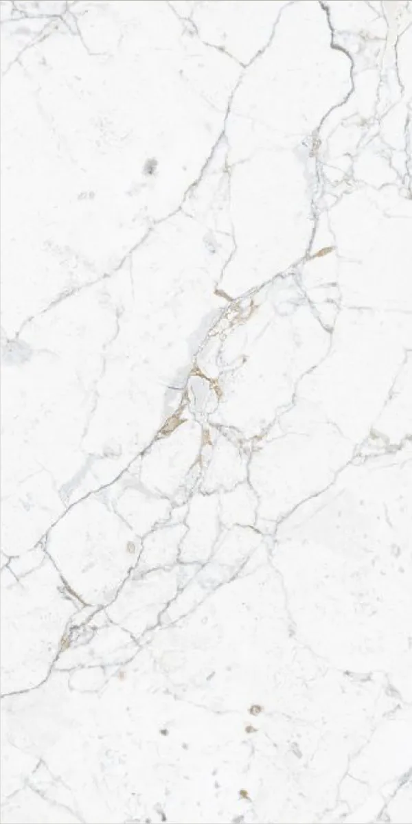 Glossy Finish Rosaliya Bianco  PGVT 600x1200mm