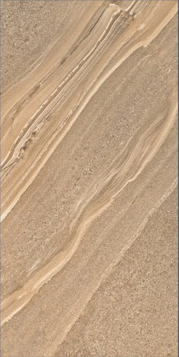 Glossy Finish Sandy Chocco  PGVT 600x1200mm