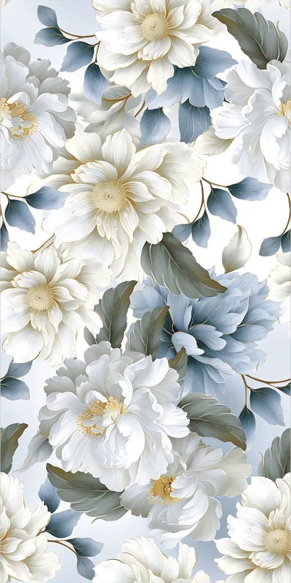 Glossy Finish Satvario Silver Decor PGVT 600x1200mm