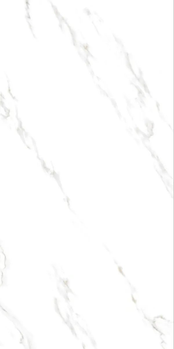 Glossy Finish Statuario Carrara Bianco  PGVT 600x1200mm