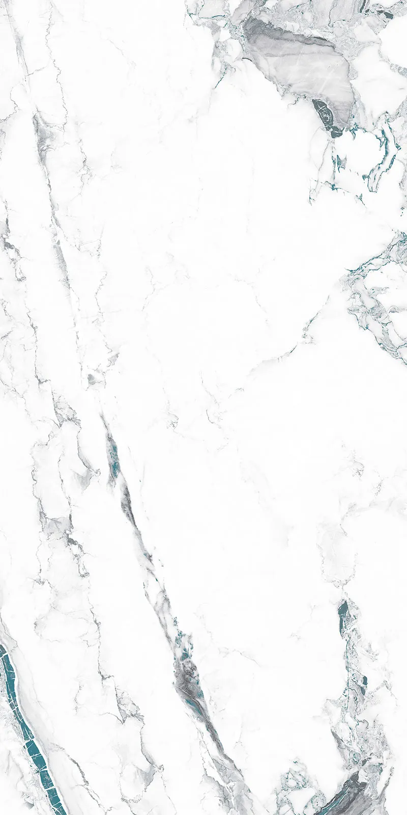 Glossy Finish Galaxy Staturio Teal(800x1600) 800x1600mm