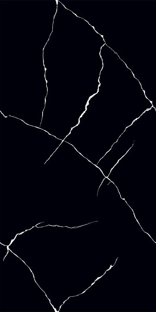 Super Highglossy Finish White Lines PGVT 600x1200mm