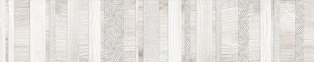 Cemento White HL 200x1000mm Matte Porcelain tile in a wood look