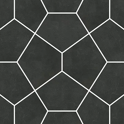 Matte Finish Zic Zak 01 Porcelain 400x400mm