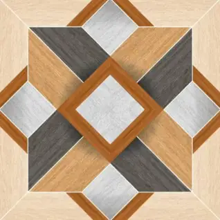 11125 S 600x600mm Sugar Porcelain tile in a wood look