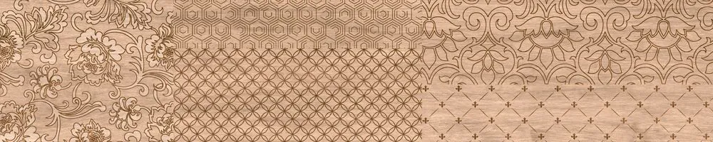 Matte Finish Rich Wood HL Porcelain 200x1000mm