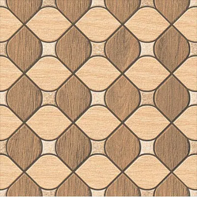 KDT 190 400x400mm Matte Porcelain tile in a wood look