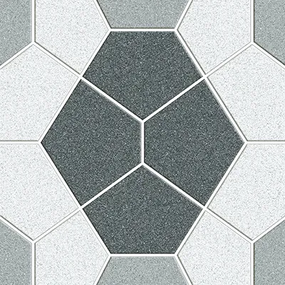 Matte Finish Zic Zak 008 Porcelain 400x400mm